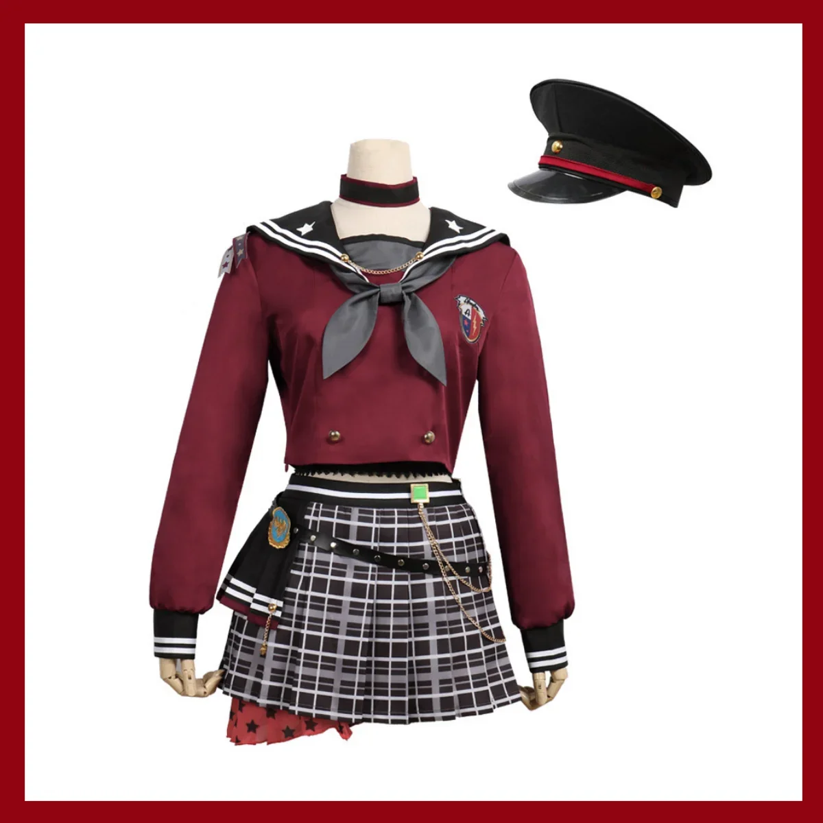 Anime BanG Dream! Mitake Ran Cosplay Costume Afterglow Wig Team Members Uniform Skirt Full Set Woman Sexy Kawaii Christmas Suit