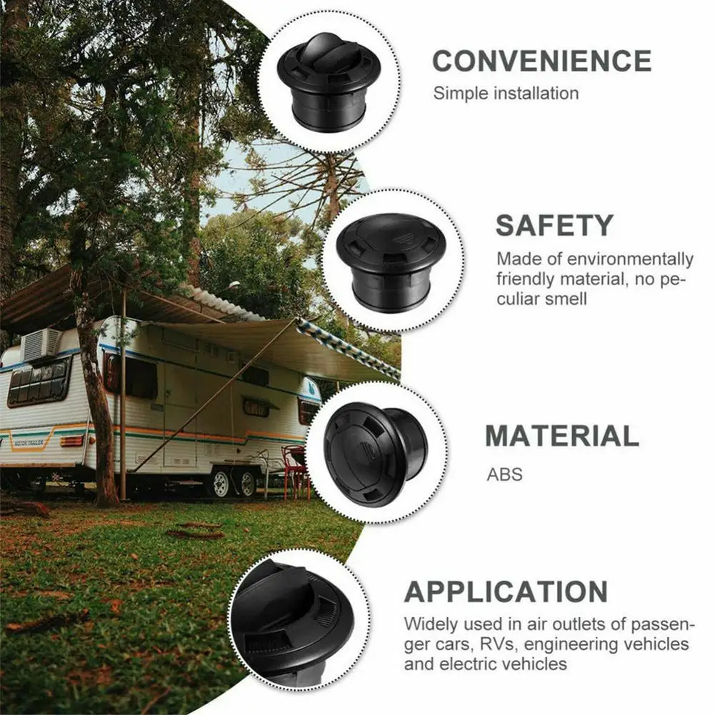 

Крышка решетки вентилятора для приборной панели автомобиля (Φ 100/75) с крепежным винтом для шины Rv, дефлектор кондиционера