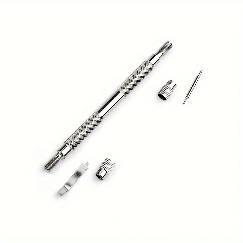 7pcs Watch Tool Spring Pine Needle Bar Pose Filed Pin Barrette Repair Watchband Spring Installation Set Watch Strap Removal