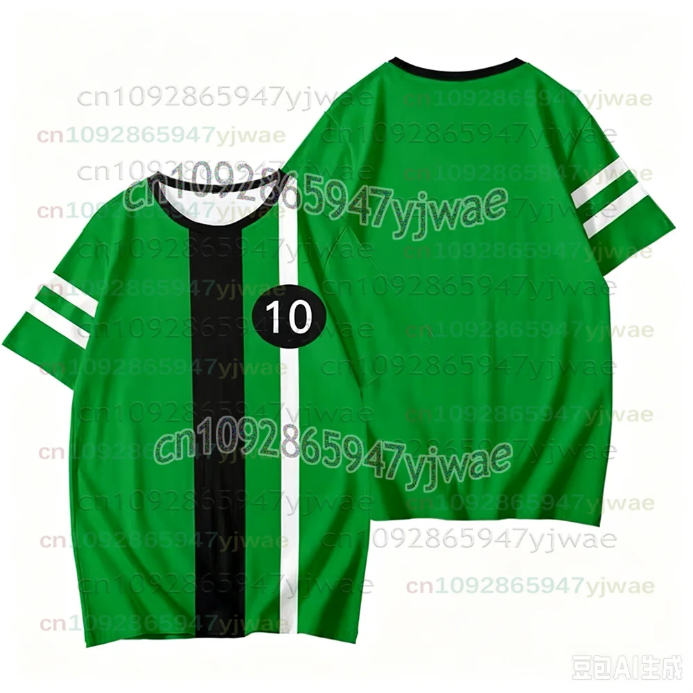 Amerikanische Anime Omnitrix Ben10 Cosplay T-Shirts 3D Ben Tennyson Druck Kinder Cartoon T-Shirt Sommer Erwachsene Harajuku Kurzarm Y2k Oberteile – Detail 16