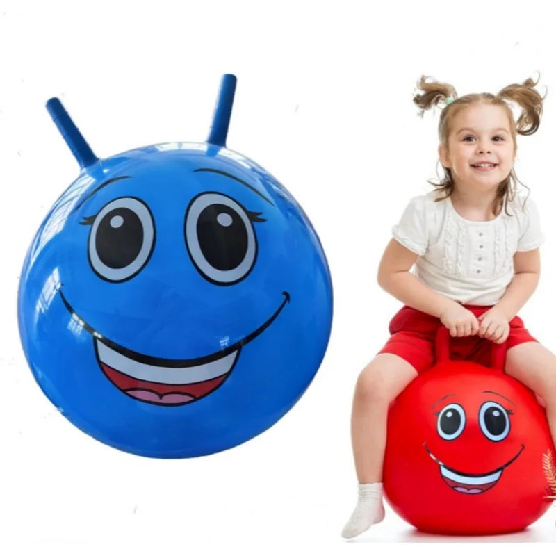 45cm bolas de salto com alças para crianças bolas saltitantes brinquedos de salto bola de salto para meninos meninas brinquedo de funil melhor presente para menino menina