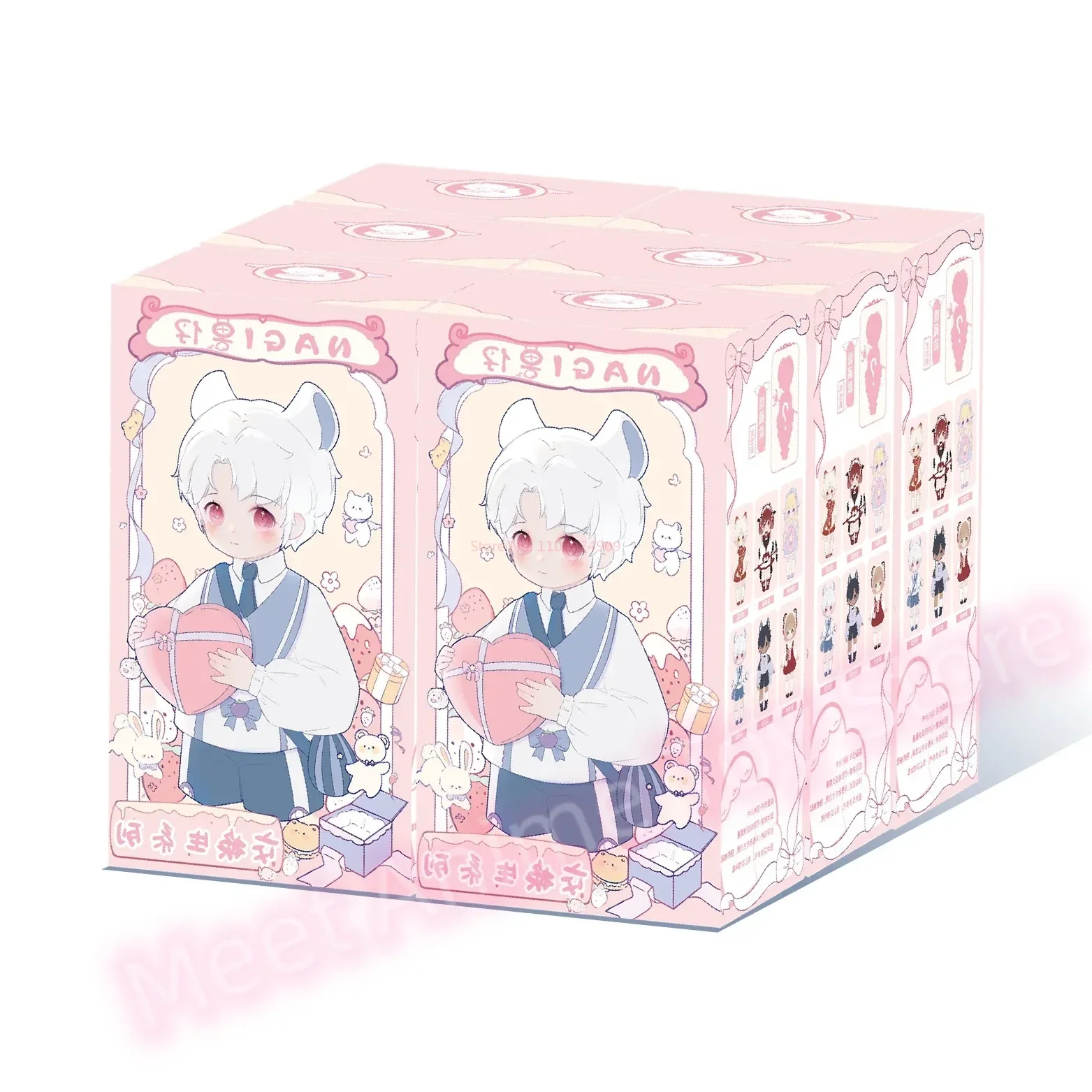 Originele Nagi Blind Box 2-uitwisseling Student Series Anime Action Figure Mystery Box Bjd Model Doll Guess Bag Verrassingscadeau voor meisje