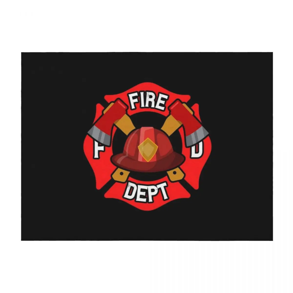 

Fire Department Badge USA Throw Blanket Hairys Quilt Bed covers Blankets Sofas Of Decoration Blankets