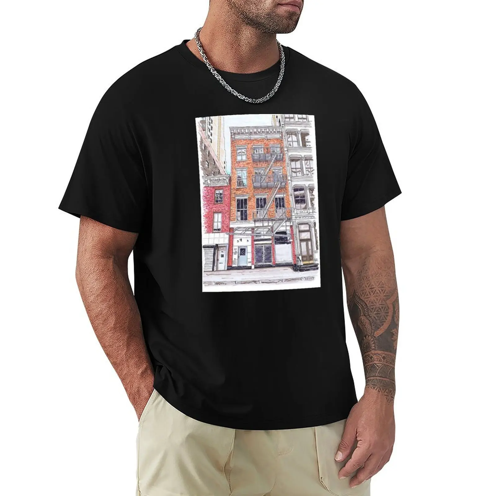 A little Life book - Lispenard Street - Hanya Yanagihara - New York T-Shirt Work Wear Short Sleeve T-Shirt