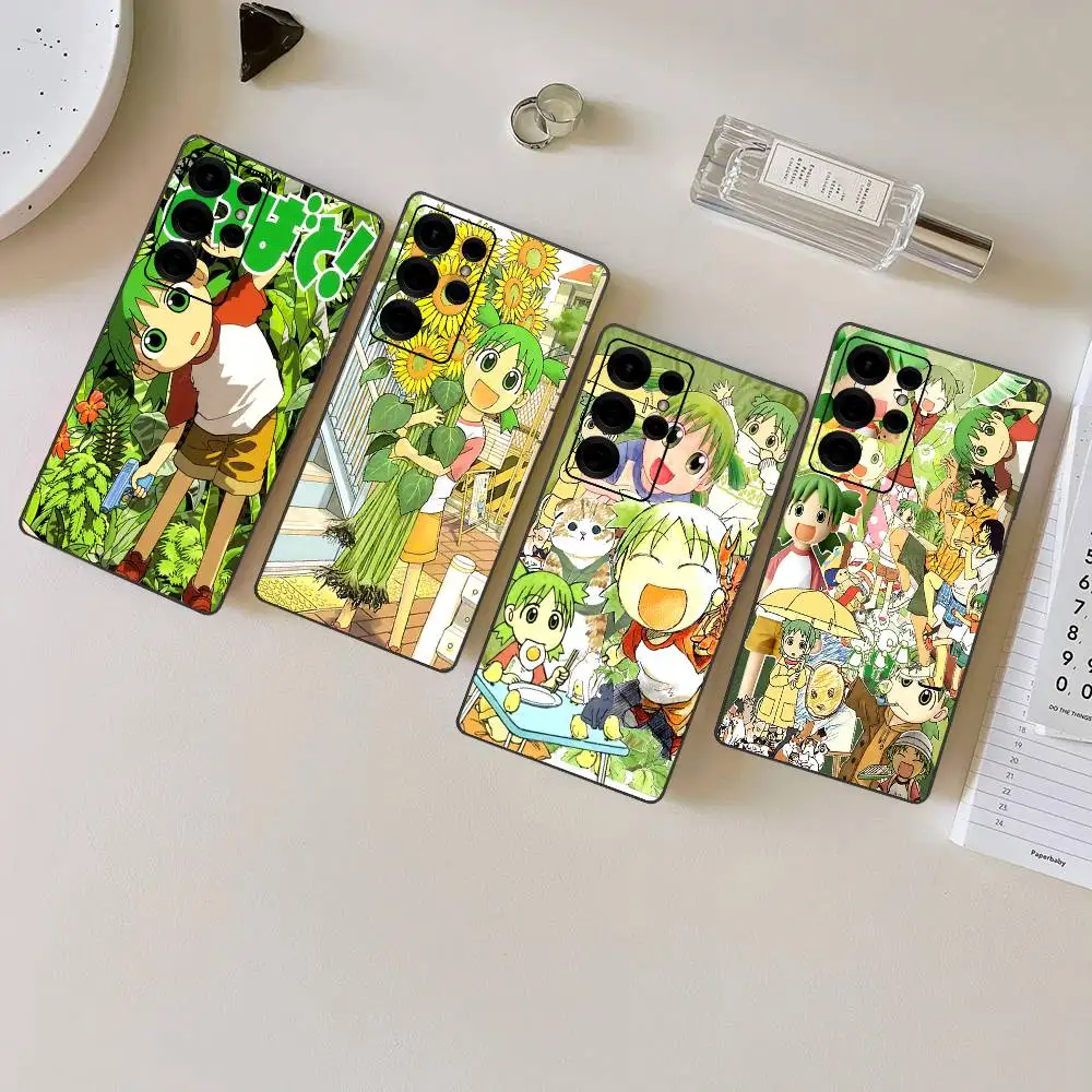 Anime Y-Yotsuba Sweet Phone Case For Samsung S 24 fe 25 Ultra plus 20 lite 21 30 22 23 24 22 Ultra 5G Fundas