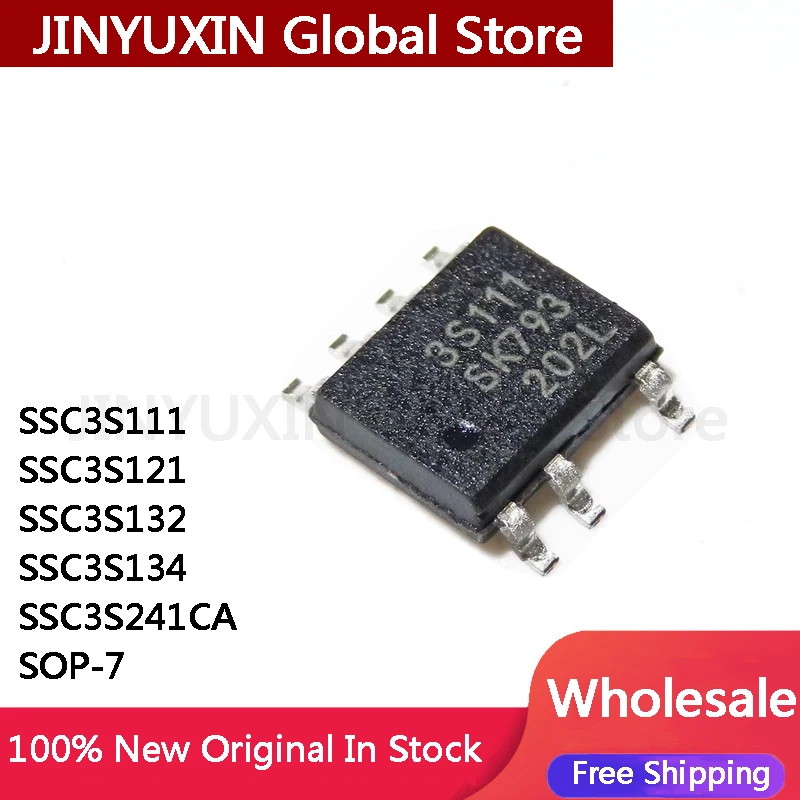 Chip piezas SSC3S111 3S111 SSC3S121 3S121 SSC3S132 3S132 SSC3S134 3S134 SSC3S241CA 3S241CA SOP-7, 10 unidades