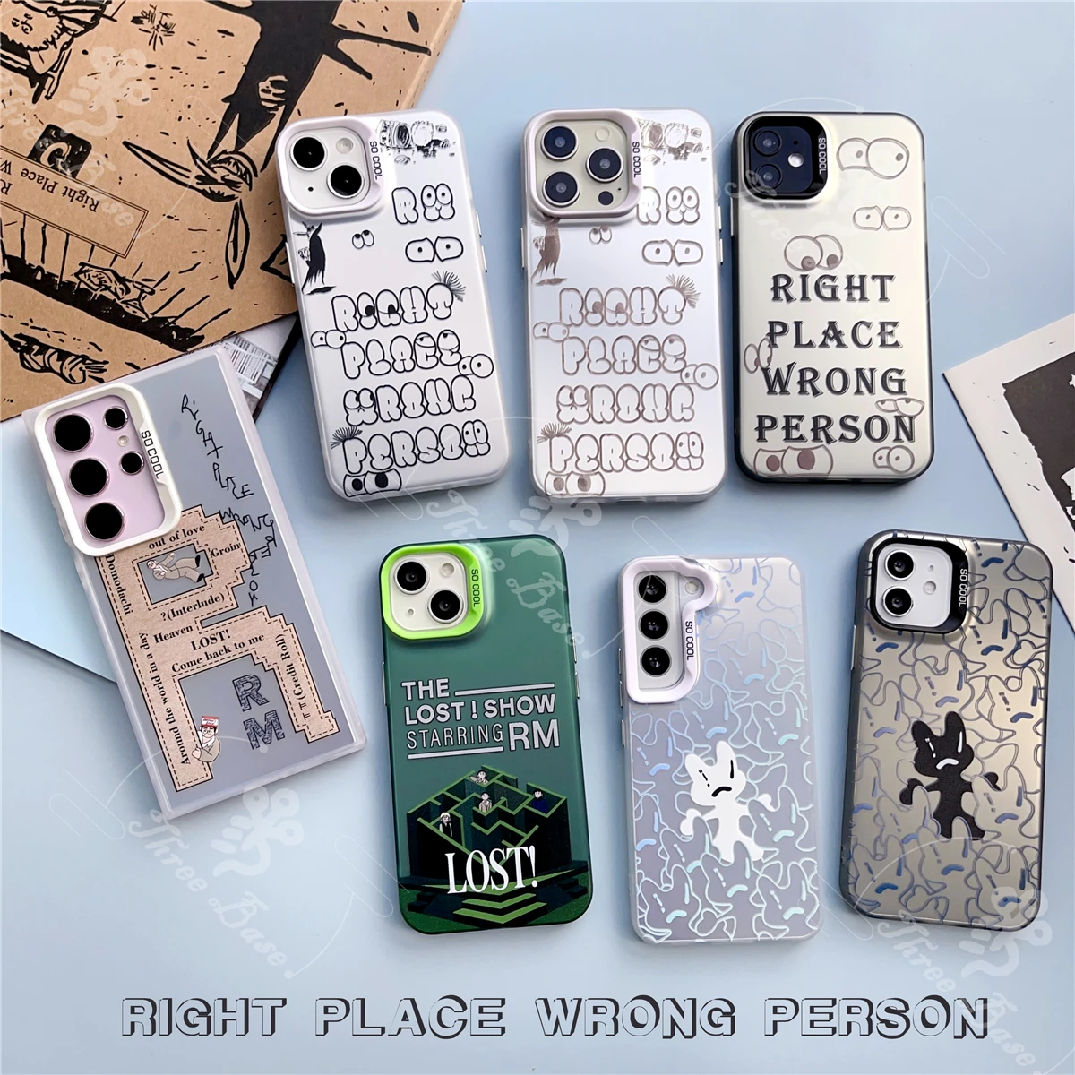 Phone Cover RM RPWP LOST For Samsung Galaxy S23+ S23ULTRA S22PLUS S22ULTRA S21+ S21ULTRA S20 S20+ NOTE20U S20FE S21FE A14