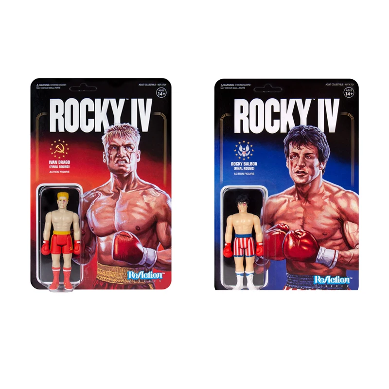 

Super7 Rocky Reaction Figure Ivan Drago Rocky Beat Up Classic Boxing Movie Peripheral Collectible Model Boy Toys Nostalgia Gift