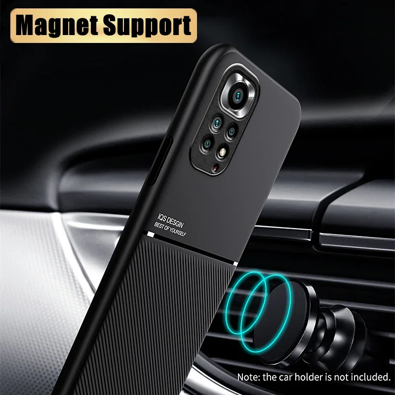 Casing Magnet untuk Xiaomi Redmi Note 14 13 12 11 10 9 8 Pro Plus 5G 4G 12S 11S 10S 10C 12C 13C 14C 15C Casing Pelindung Anti Benturan