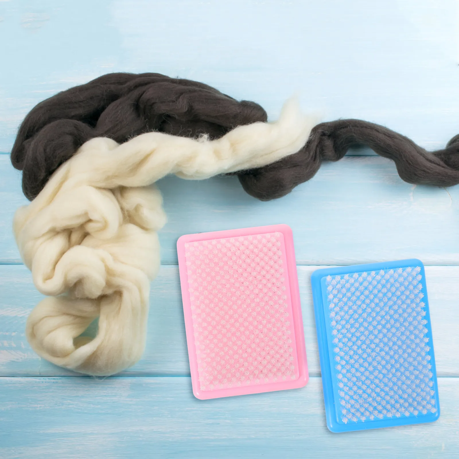 2-pieces-de-tapis-de-feutrage-a-l'aiguille-en-laine-rose-et-bleu-haute-densite-outil-artisanal-diy-tapis-de-feutrage-a-l'aiguille-brosse-pour-travaux-d'aiguille-et-broderie-sur-plan-de-travail