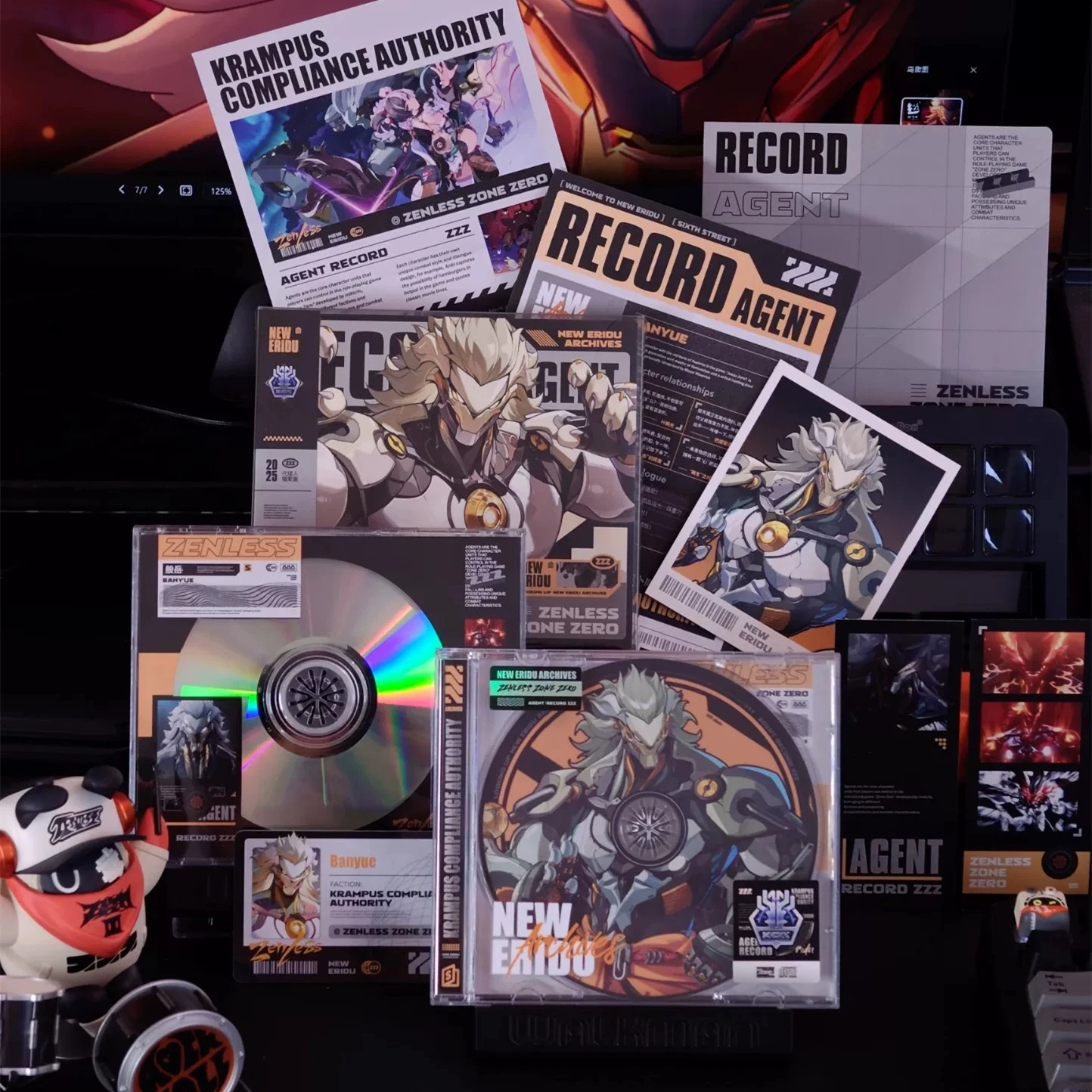 Game Zenless Zone Zero Krampus Compliance Authority Zhao Music CD Album Music Record Cosplay Story Image DVD Car Soundtracks Box - view 6