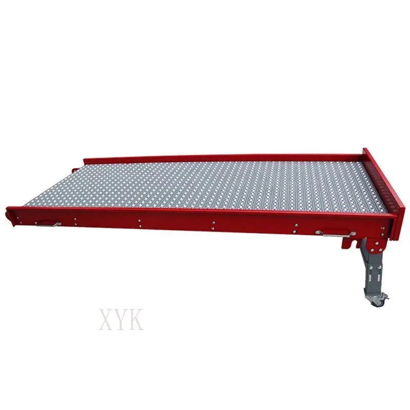 Foldable Mobile Belt Conveyor Lifting Inclined Design Ideal Conveyor Tool For Logistics Cargo Loading And Unloading Tasks