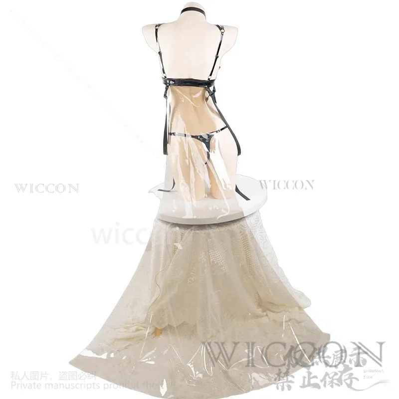 Mihara Anime Game NIKKE The Goddess Of Victory Cosplay Costume Lingerie Set Corset And Thong Thigh Socks Wigs Customized S4HK8LG