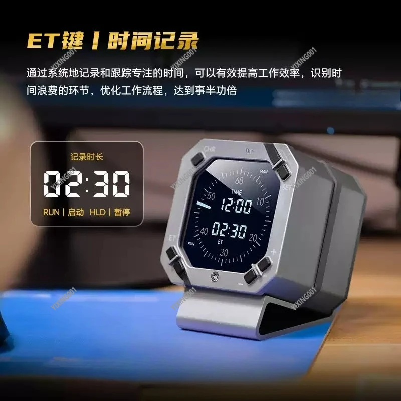 

Bestseller 737 Flight Instrument Clock - Metal Aviation Style Simulated Clock for Collectors