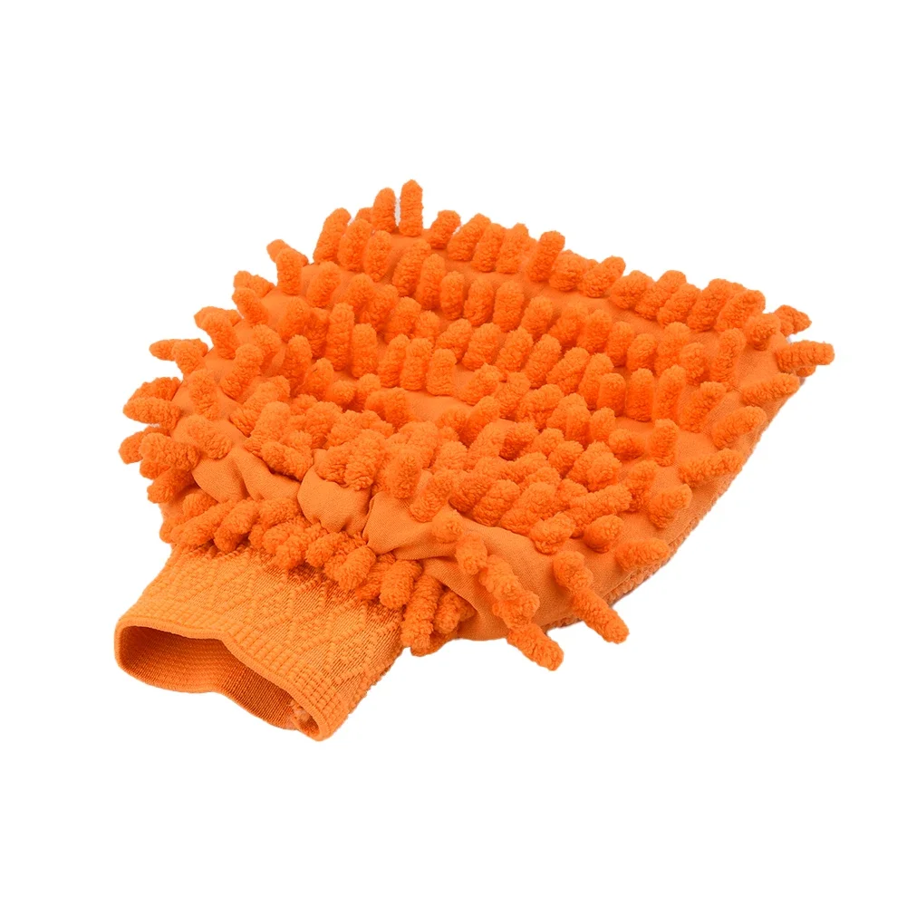 

Microfiber Thick Coral Fleece Car Cleaning Tool Cleaning Glove Double-sided Wipes Wash ATVs Auto Car Light Weight