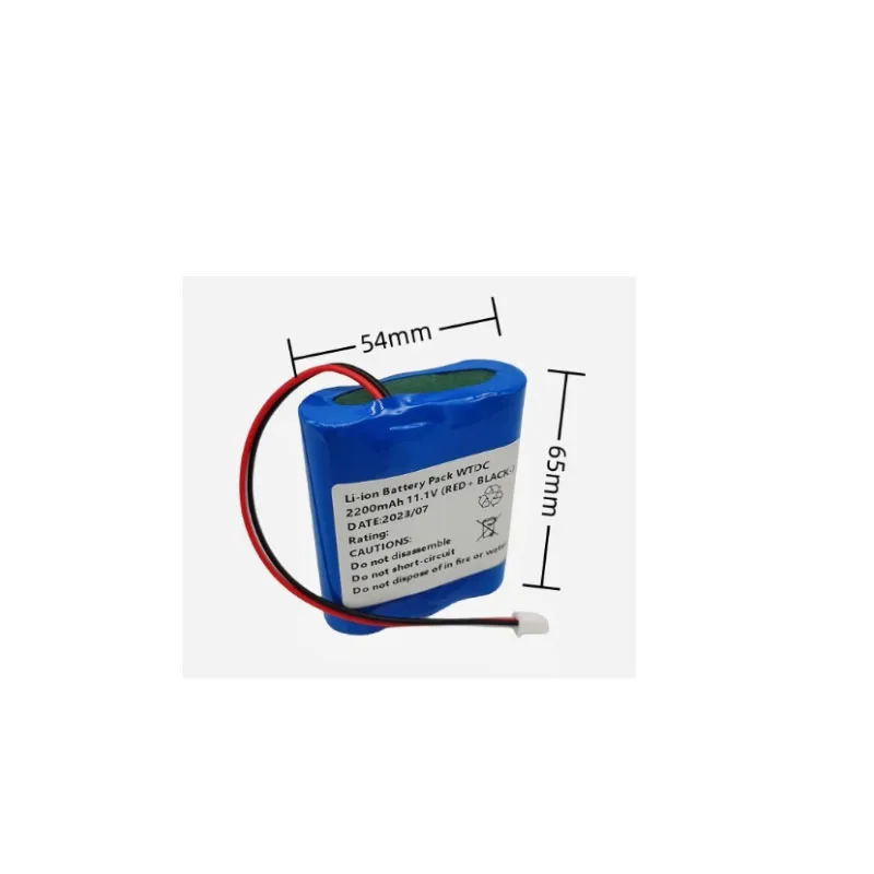 

НОВИНКА Подходит для инжекционного насоса Medicon MDK MS31 ICR18650, 2200 мАч, 11,1 В, 2-проводной литиевый аккумулятор