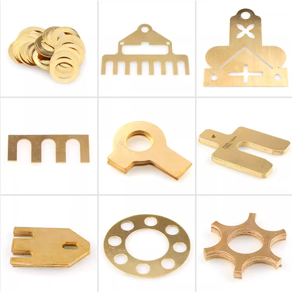 (Customized Washers and Shims) Yiqianyuan Ultra-Thin Washers Shims Stainless Steel, Carbon Steel, Aluminum Alloy, Brass Copper