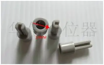 60pcs/lot Mixer potentiometer extension shaft gray plastic extension shaft 25MMX10MM half shaft hole 6MM HJ-332