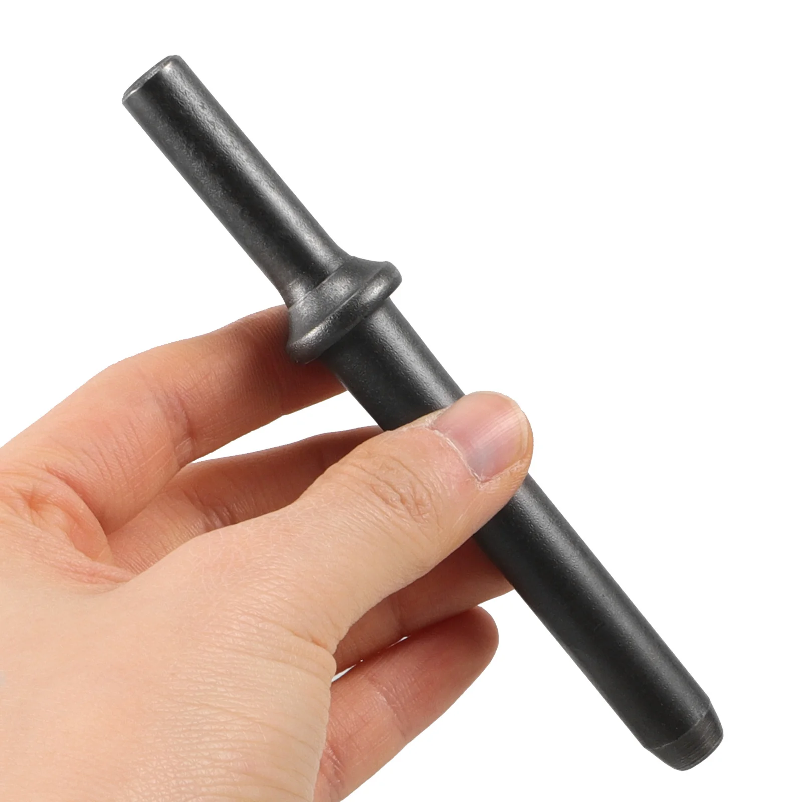 1 conjunto pneumático rebite martelo bit ferramenta de ar resistente semi oco sólido cabeça rebite para instalação profissional sinal tráfego