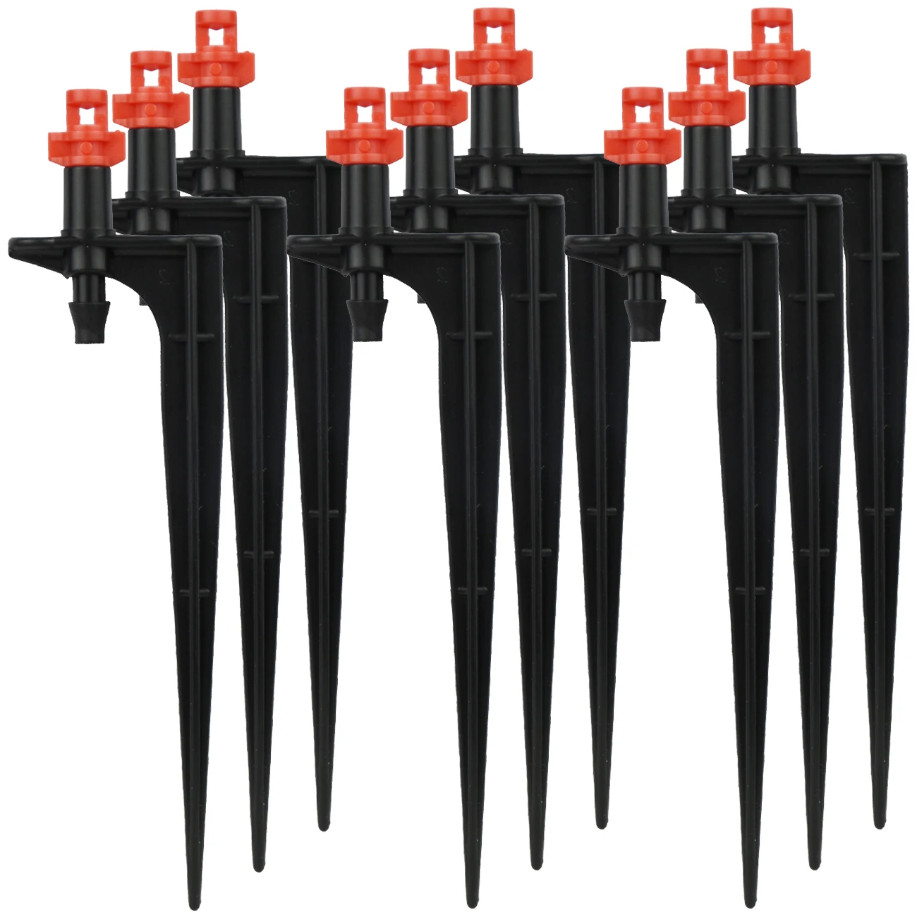 

20-100pcs 90-360° Garden Micro Refraction Watering Drip Irrigation Nozzles Sprayer Male Thread Sprinkler Atomizer for Greenhouse