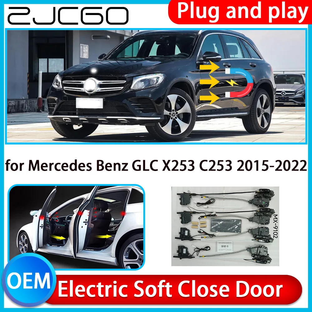 

for Mercedes Benz GLC X253 C253 2015-2022 Auto Pull Car Soft Close Kit Door Power Latch Electric Door Catch Soft Closing Assist