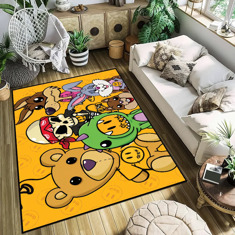 Anti-Slip D-drew Kitchen Bedroom Handmade Fashion Tufted j-Justin Rug Carpet H-House Living Room Entrance Decoration b-Bieber