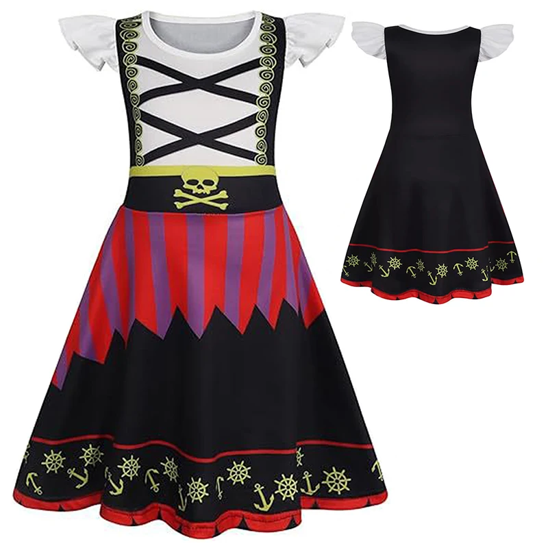 

2024 New Princess Dresses Toddler Kids Costume Birthday Christmas Party Dress Up Halloween Cosplay Kids Carnival Party Outfits