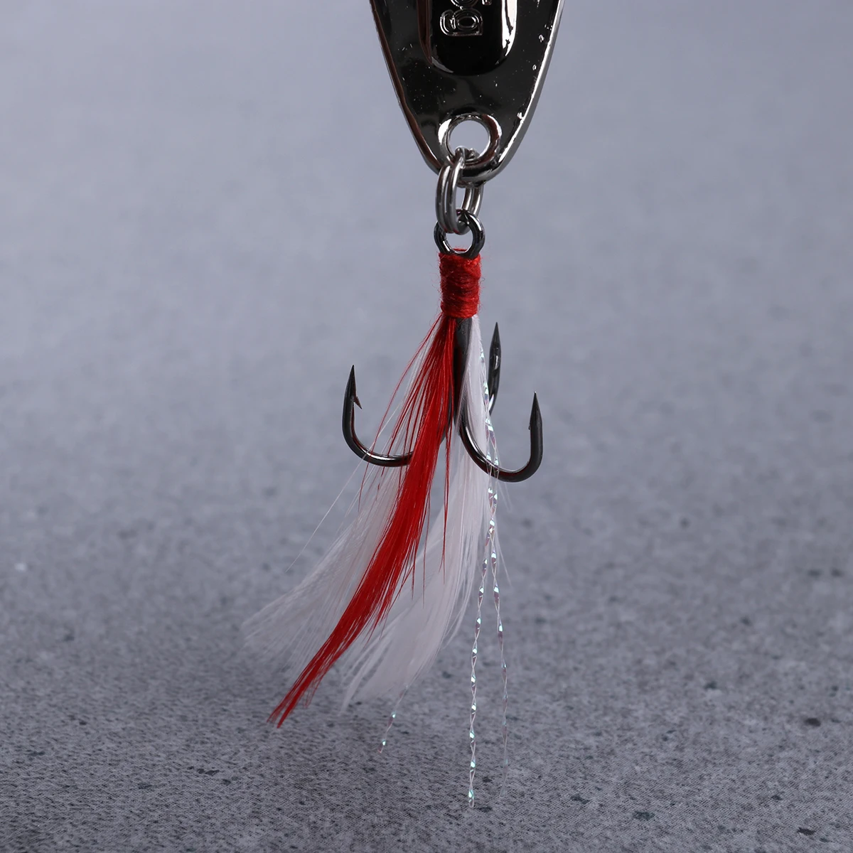 

5pcs Fishing Lures Spoon Bait Metal Hard Zinc Alloy Brilliant Treble Hooks Freshwater bait Fishing Lures With