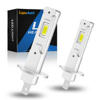 2Pcs H1 H3 Car LED Canbus Headlight Bulb 60W 12000Lm White 6000K Mini 1:1 Bulb for Auto Super Bright LED Fog Lights 12V Lupuauto