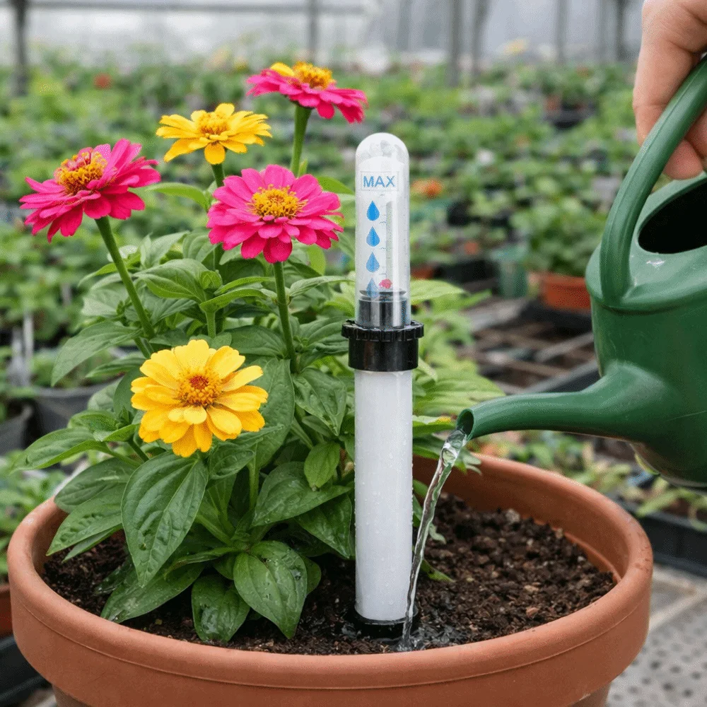 

Прозрачный пластиковый индикатор уровня воды и влажности почвы с функцией умного оповещения о нехватке воды для ухода за растениями