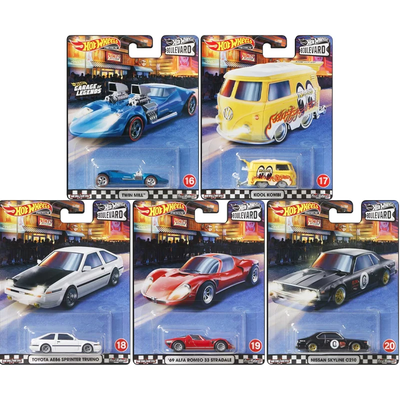 No. 1~30 Hot Wheels Premium Boulevard Series Set Collector 1:64 Scale Diecast Vehicle Cars Collection Rare Out-Of-Print Car - Image 5