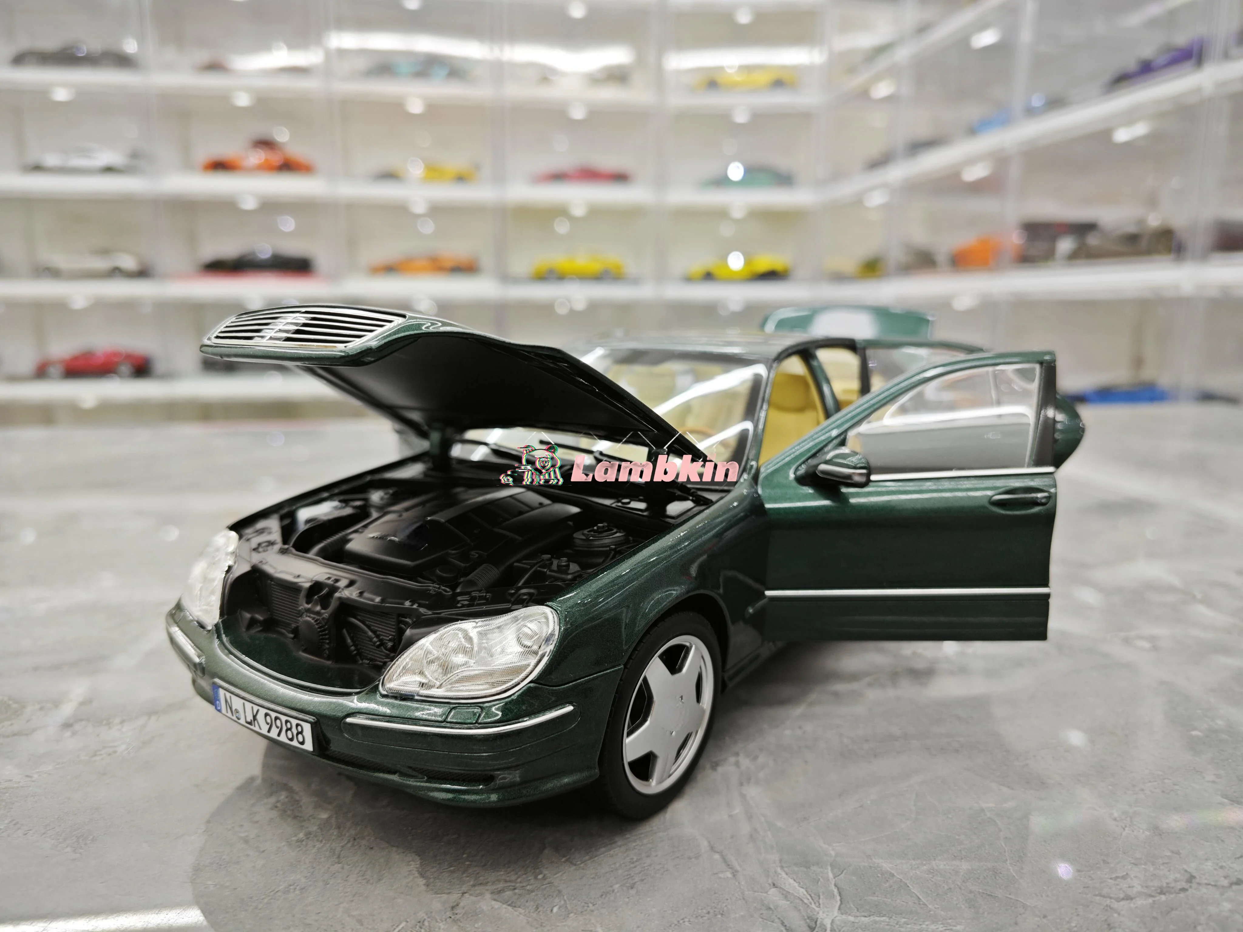 Norev 1:18 For -Benz S600 S55 Simulation Alloy Metal Car Model Gift Collection Ornaments Furniture