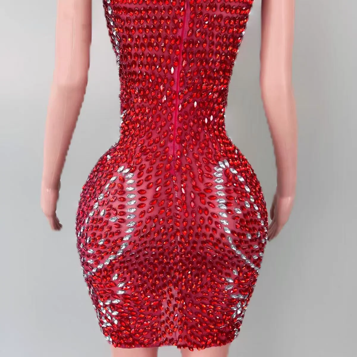 Costume de scène de chanteuse pour femme, Bar DJ, discothèque, jupe Sexy entièrement en diamant, équipe de danse, spectacle à thème de fête de vacances