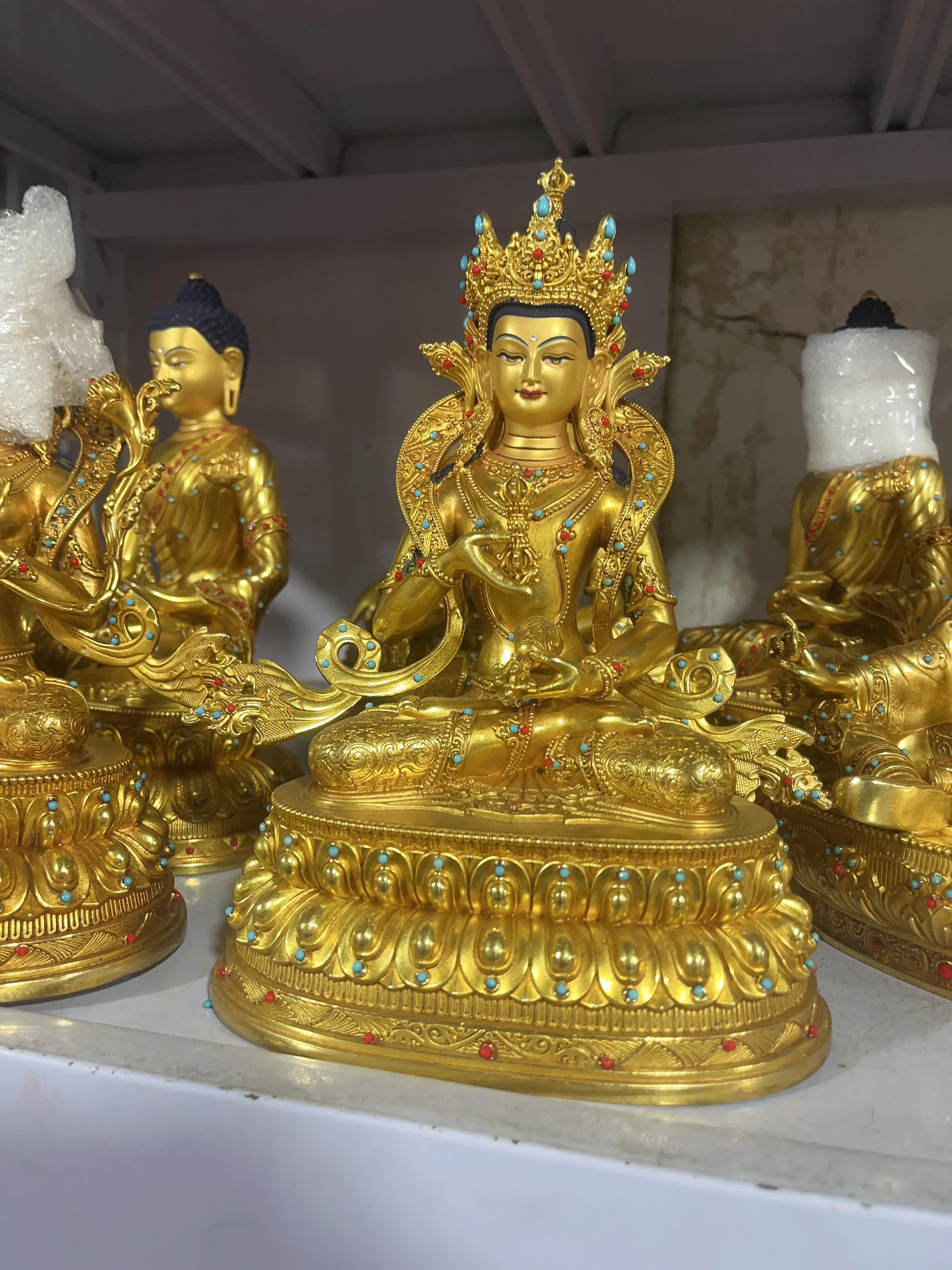 5A good Tibet Thailand Buddhism Vajrasattva mahasattva powe figure of the Buddha statue HOME family protection temple worship