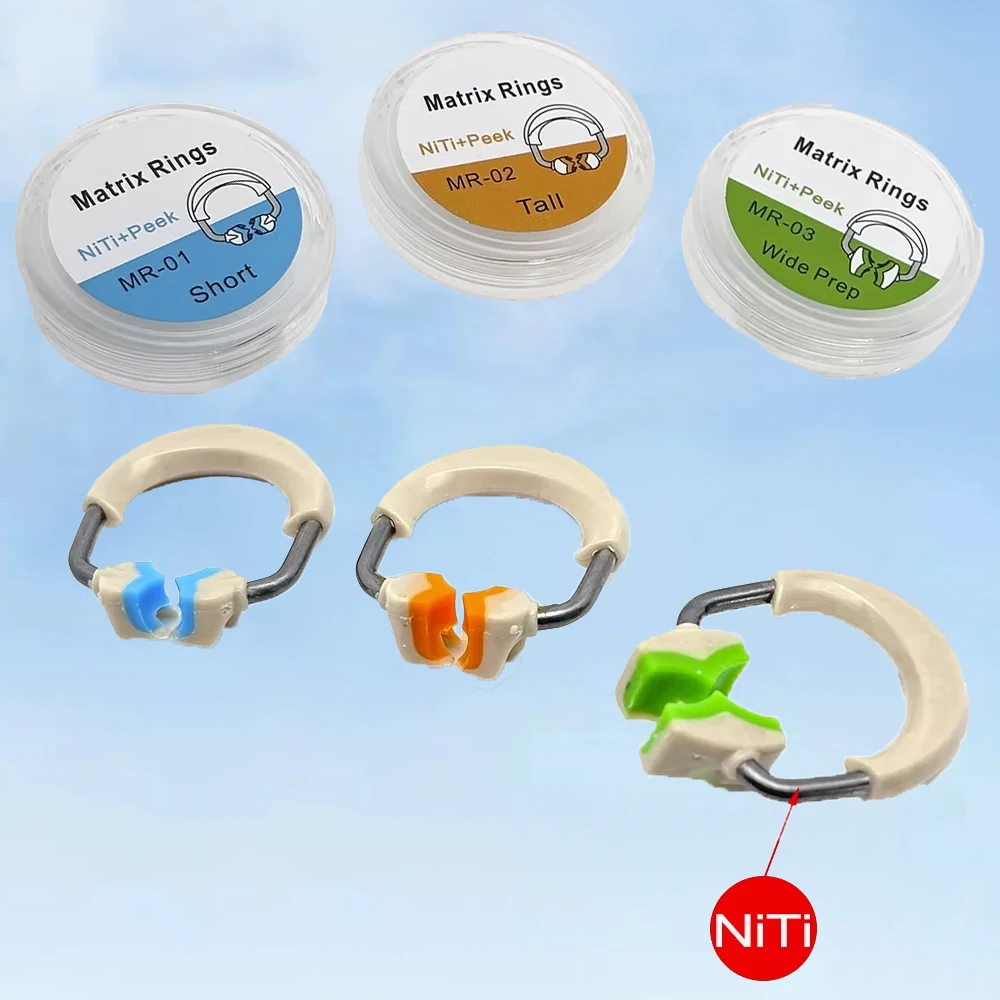 

Dental Matrix Set - Includes Contoured Matrices Retainer Rings Matrix Bands & Wedges - Dentistry Tools Kit