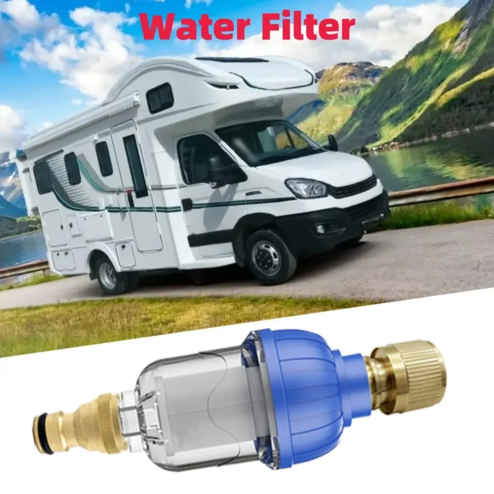 

A Set RV Water Filter Multi Functional Scale Water Filter Water Purifier Accessories Suitable For Caravans Camping