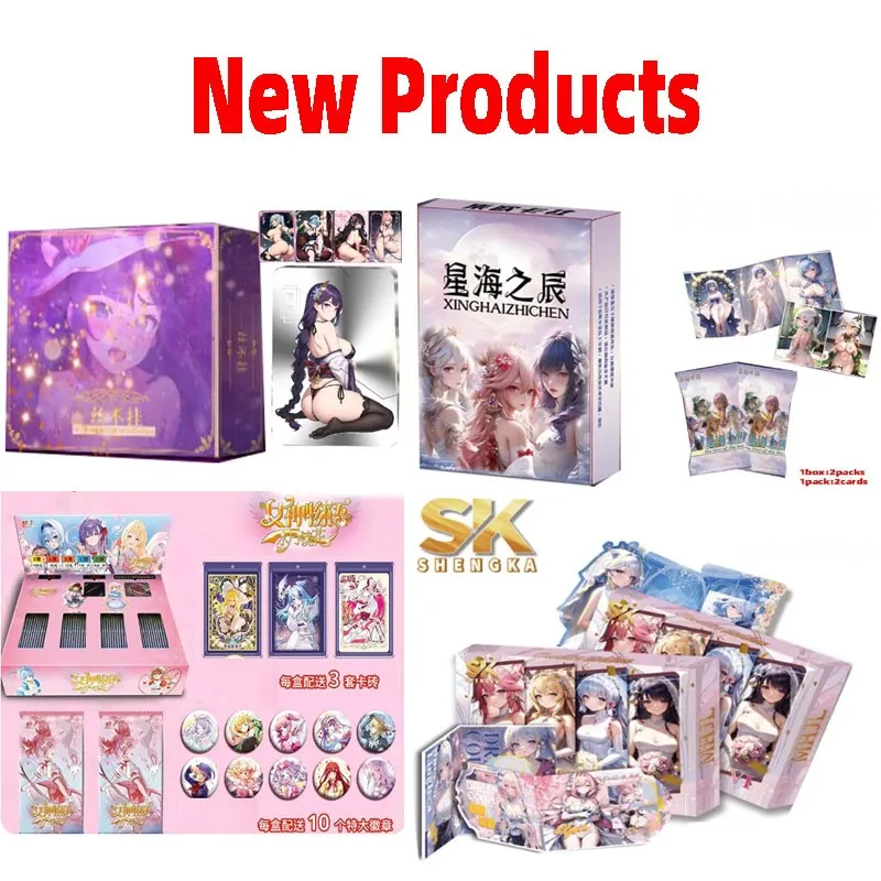 

Wholesale 12/24/36 Goddess Story Cards Xingka Sweet Love Diary Waifu Sexy Girl Party Feast Booster Box Doujin Toy Hobbies Gift