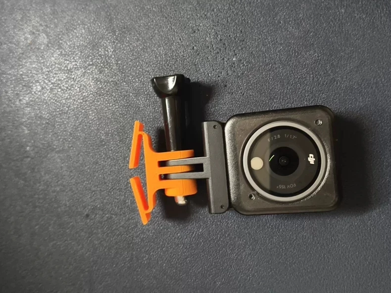 MTB/Downhill/Off-Road Motorcycle Helmet Visor Mount for Action Camera Compatible with DJI/GoPro/Insta360 3D Printed PETG Holder