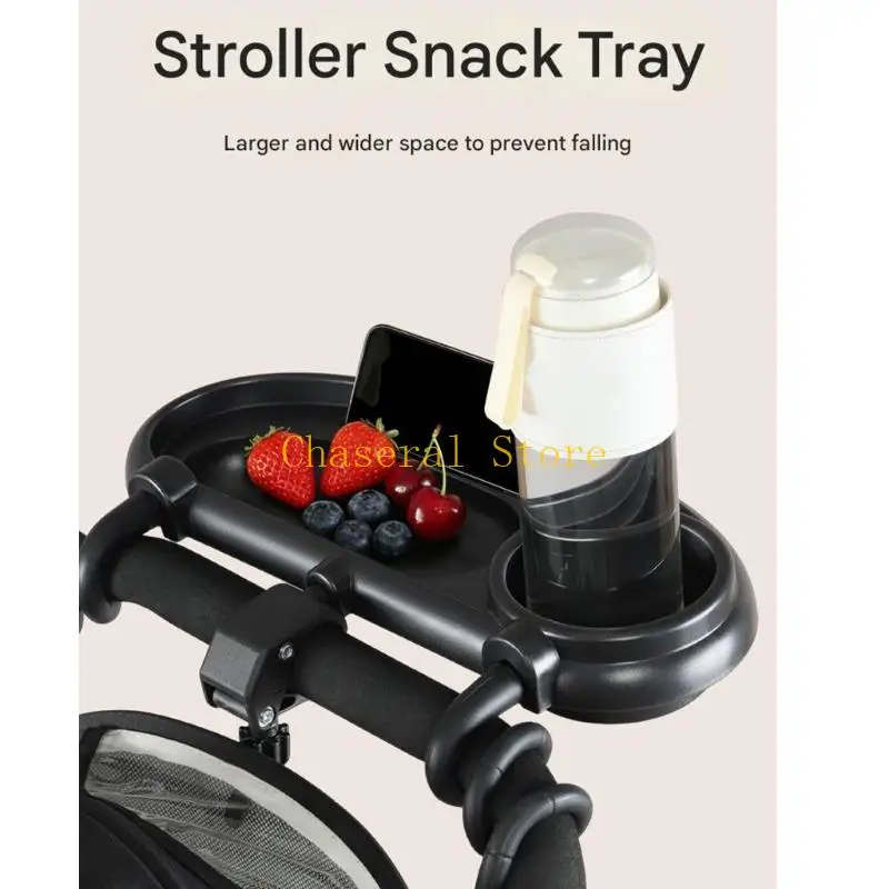 E7CE Strollers Tray Pram Tray Portable Easy Installation Quick Cleaning Tray