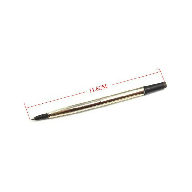 2pcs 6pcs 12pcs 11.6CM Ballpoint metal Pen Refill 0.5mm 0.7mm tip fits for Parker treasure pen