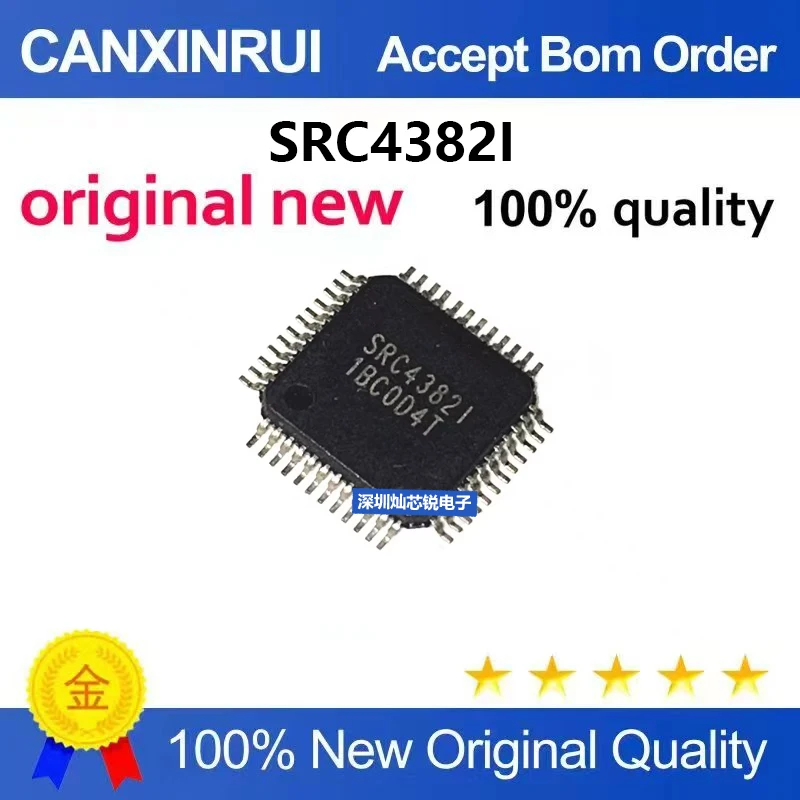 (5-100pieces)Brand new SRC4382IPFBR SRC4382IPFB SRC4382I QFP48 chip