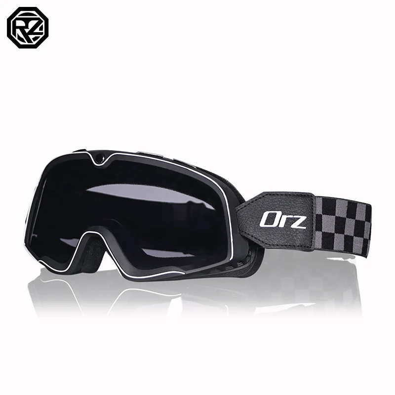 ORZ parabrezza moto cambia colore occhiali Retro mezzo casco fuoristrada moto antivento, antisabbia, antipolvere