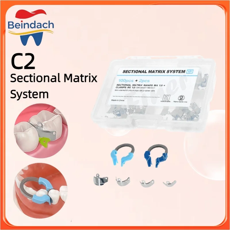 

Зажимные кольца для секционных матричных лент, контурные секционные матричные ленты C2, система секционных матричных лент, стоматологические инструменты