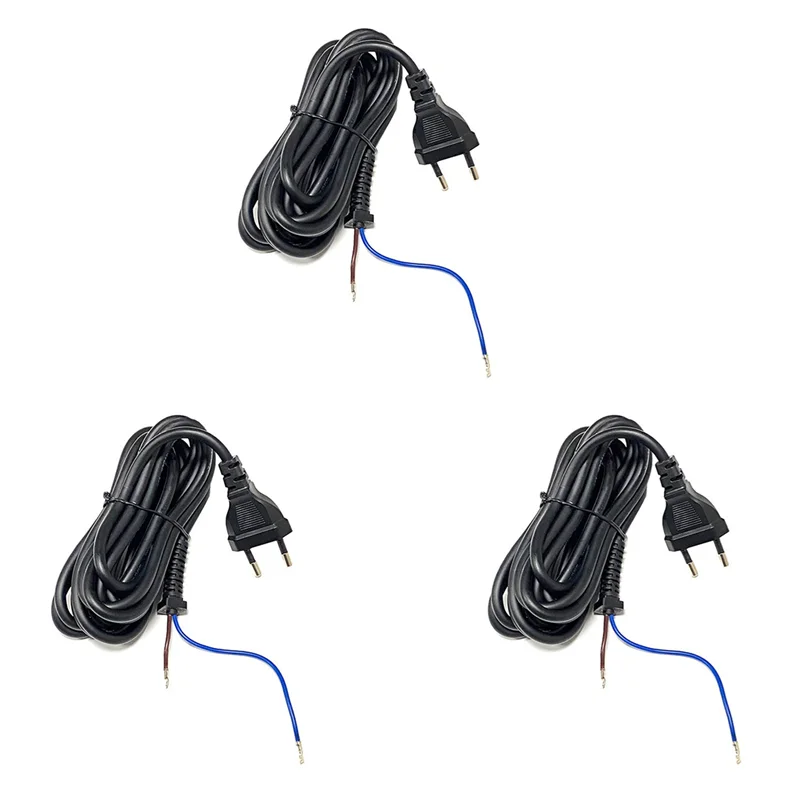 A83G-3X 交換用電源コード Wahl 8147 8466 8467 バリカンケーブルヘアトリマー部分 DIY アクセサリー EU プラグ
