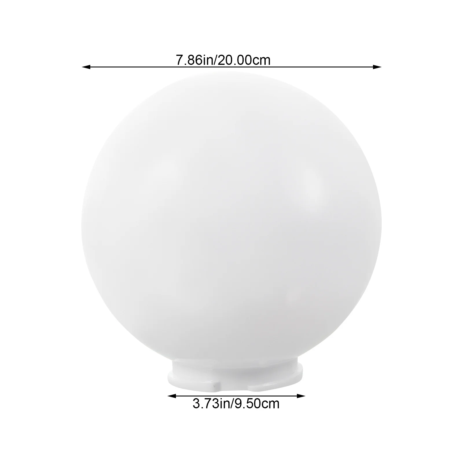 아크릴 원형 글로브 램프쉐이드 모던 라이트 커버 야외 현관 파티오 램프 교체용 라이트 피처 쉐이드