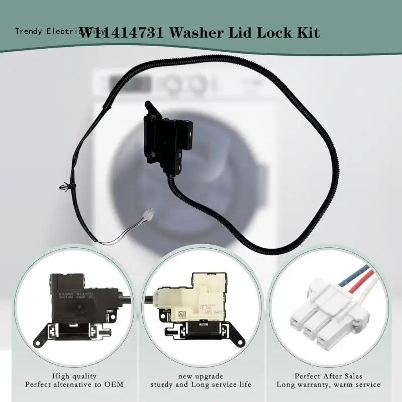 Replacement Washer Latches W11414731 Practical Suitable for Washer Use Perfect for Improved Stability and Performances R9CD