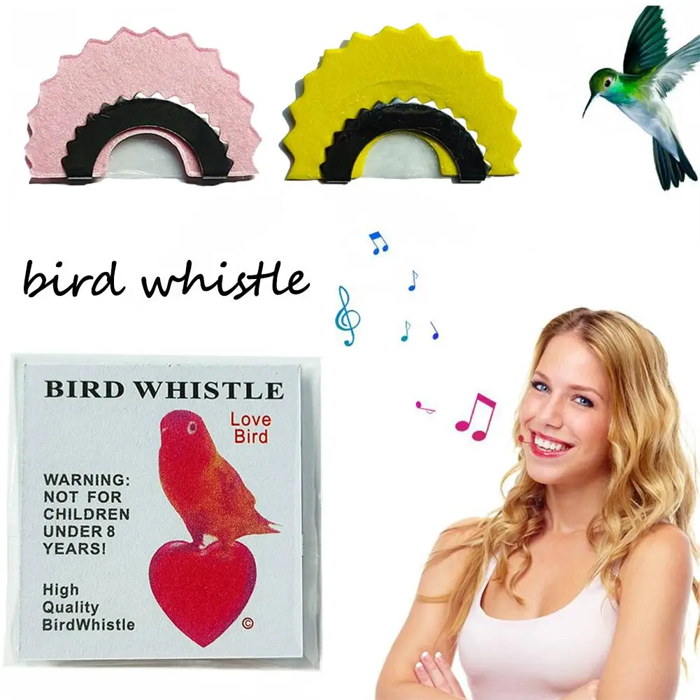 

Magic Bird Whistle Tongue Caller Toy Fun Birdcall Warbler Tweeting Noisemaker Tricks Gags Joke Magical Show Prop 1PC