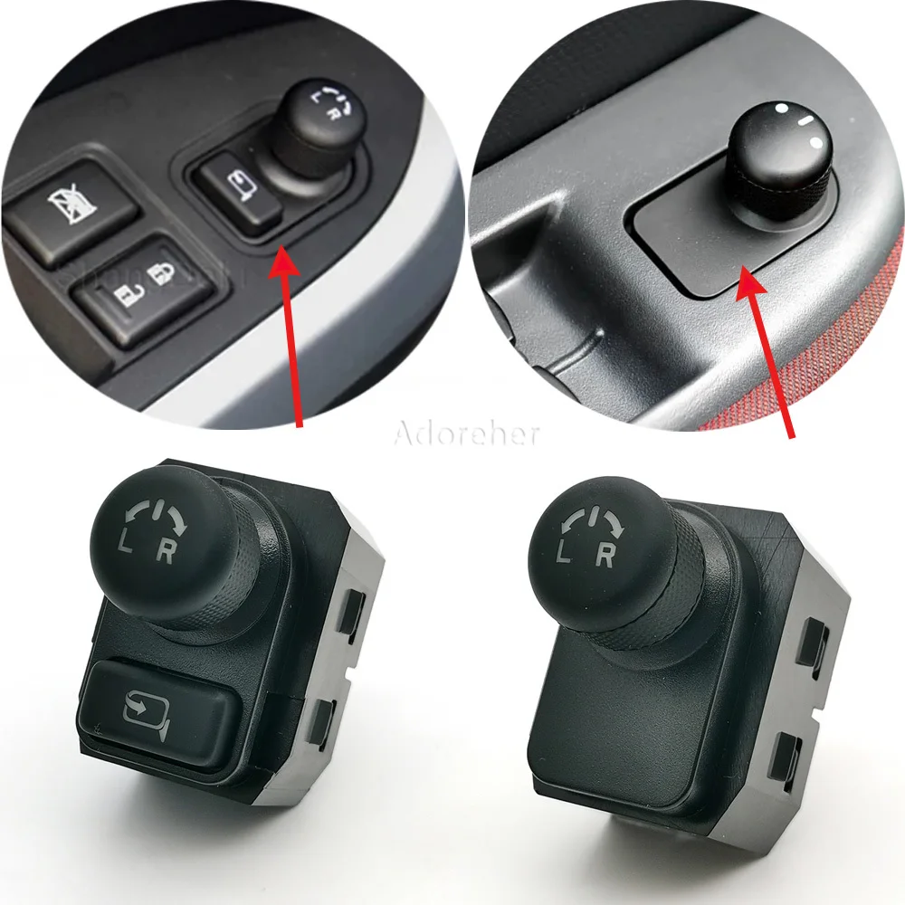 Car Electric Reversing Mirror Reflector Button Rearview Mirror Adjustment Control Switch For Suzuki Vitara S-cross XTU SX4 Swift