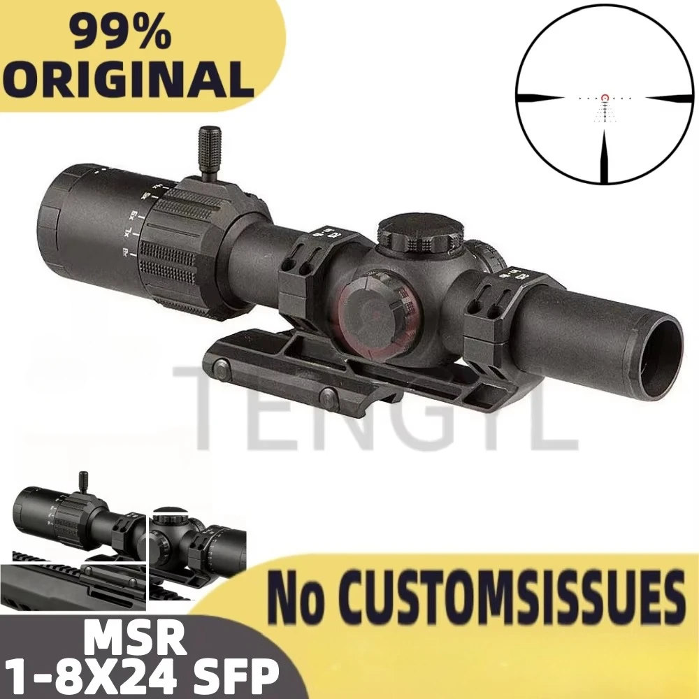 Original SG TG MSR 1-8x24mm Second Focal Plane（SFP）Rifle Scope Hunting Rifle Scope with Illuminated Alpha MSR