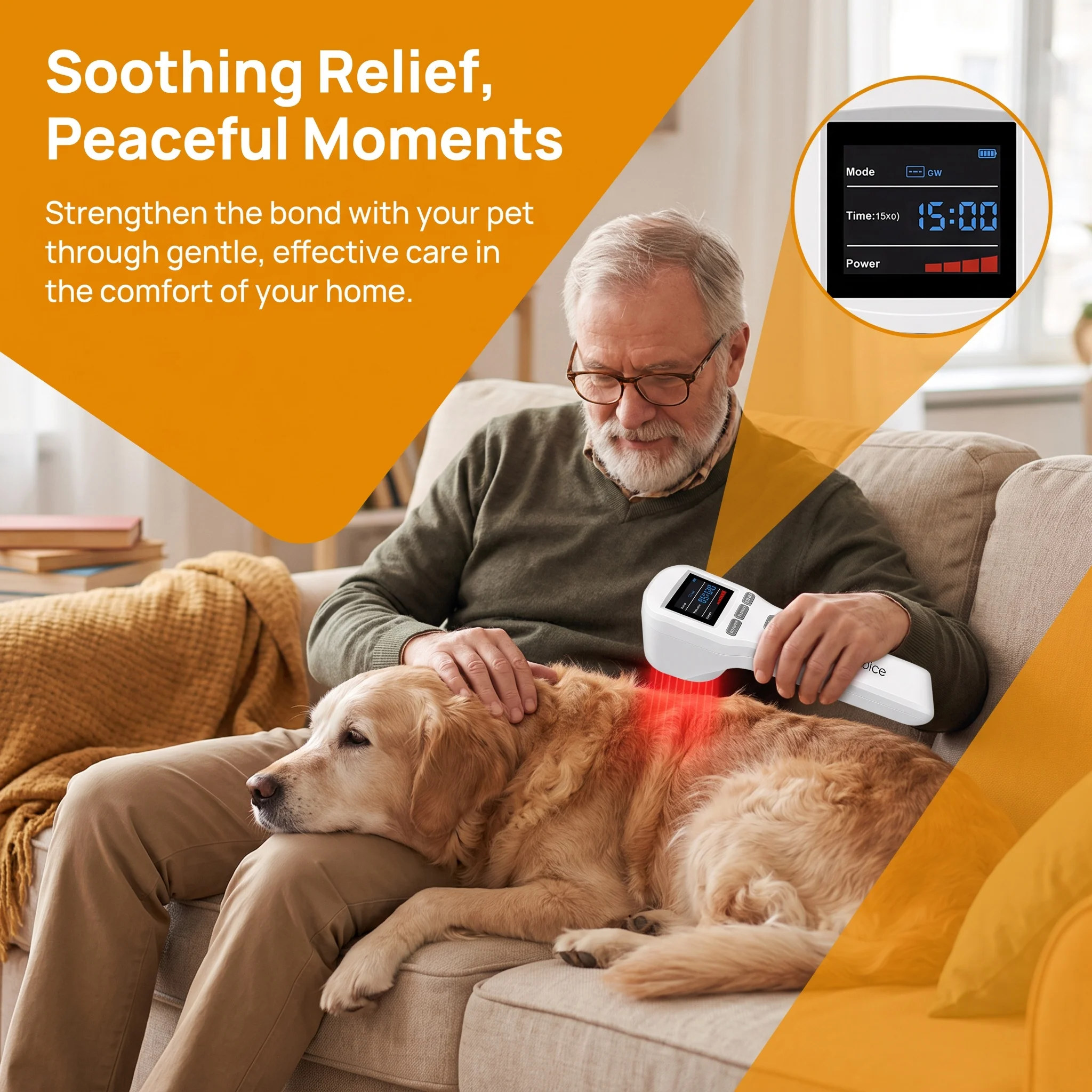 Toponechoice LLLT Low Level Cold Laser Therapy Device 650nm 808nm 880mW Arthritis Tendonitis Swelling Pain Relief Wound Healing
